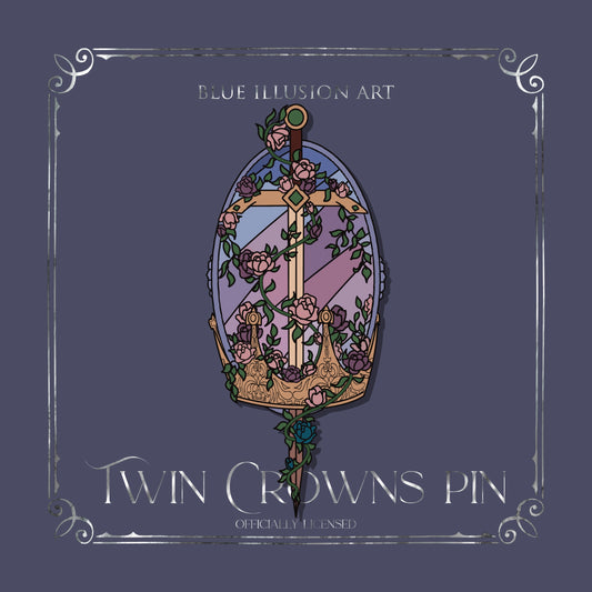 Twin Crowns | Enamel Pin