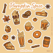 Pumpkin Spice | Mini Sticker Sheet NO. 3