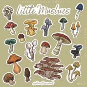 Little Mushies | Mini Sticker Sheet NO. 2