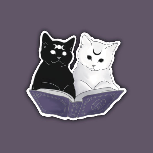 Lunar Cats | Single Sticker