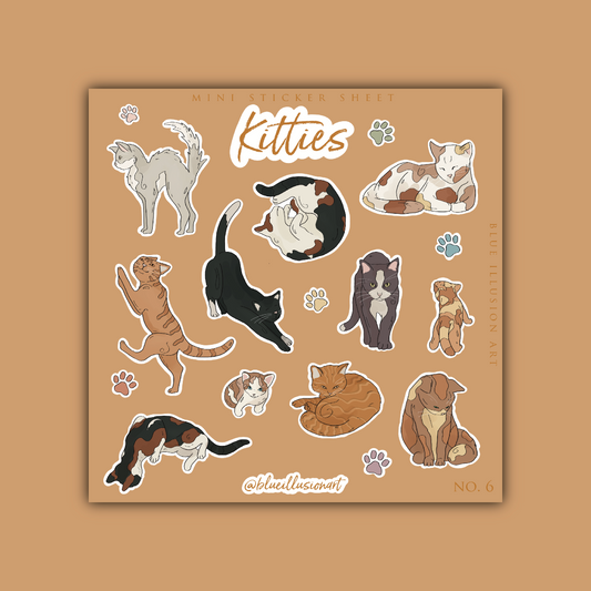 Kitties | Mini Sticker Sheet NO. 6