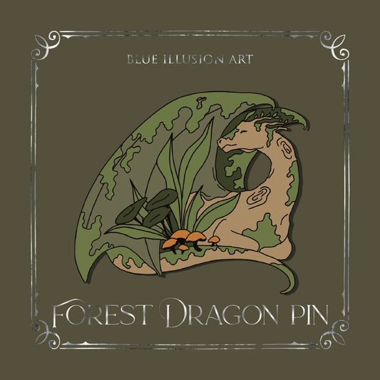 Forest Dragon - Enamel Pin