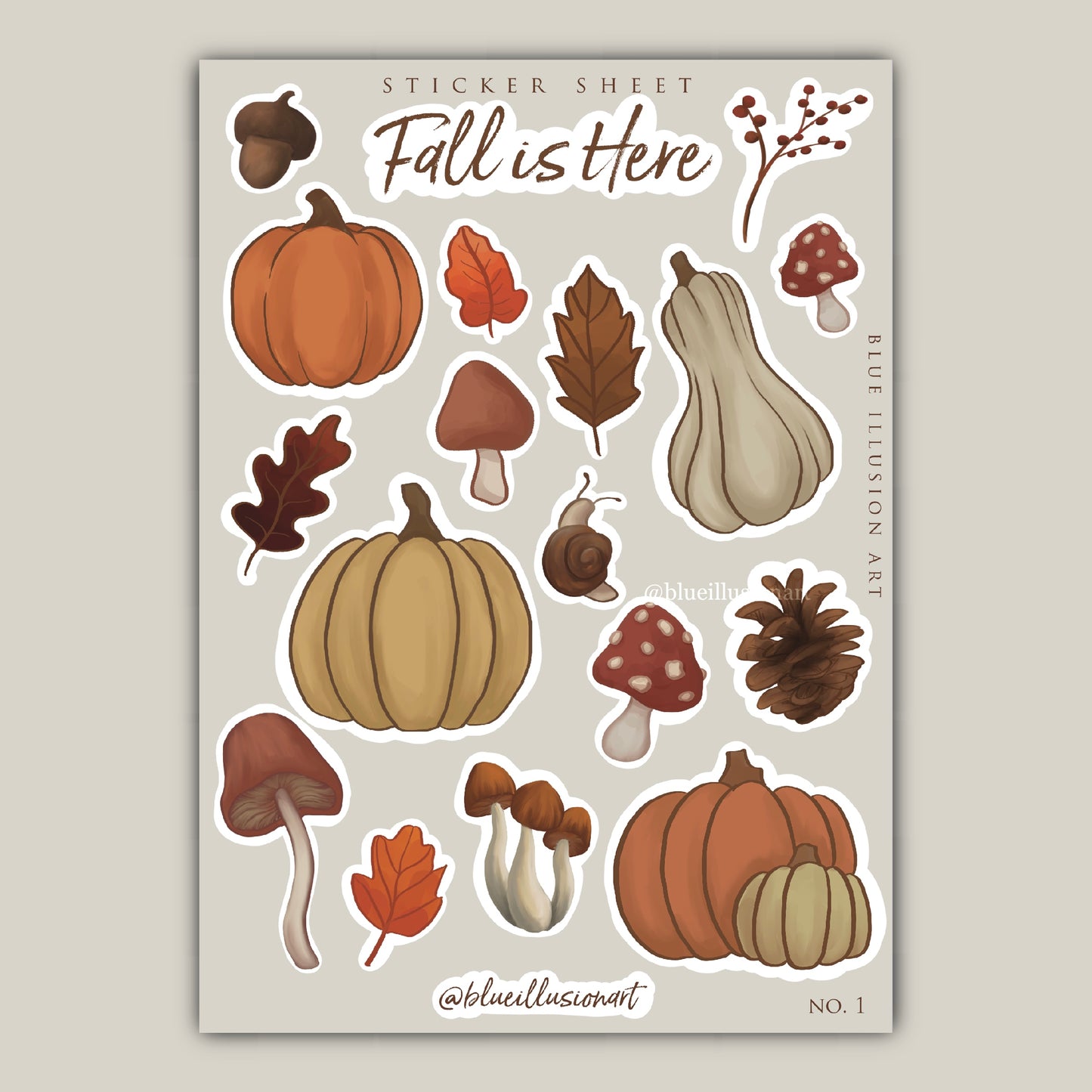 Fall is Here | Sticker Sheet NO. 1