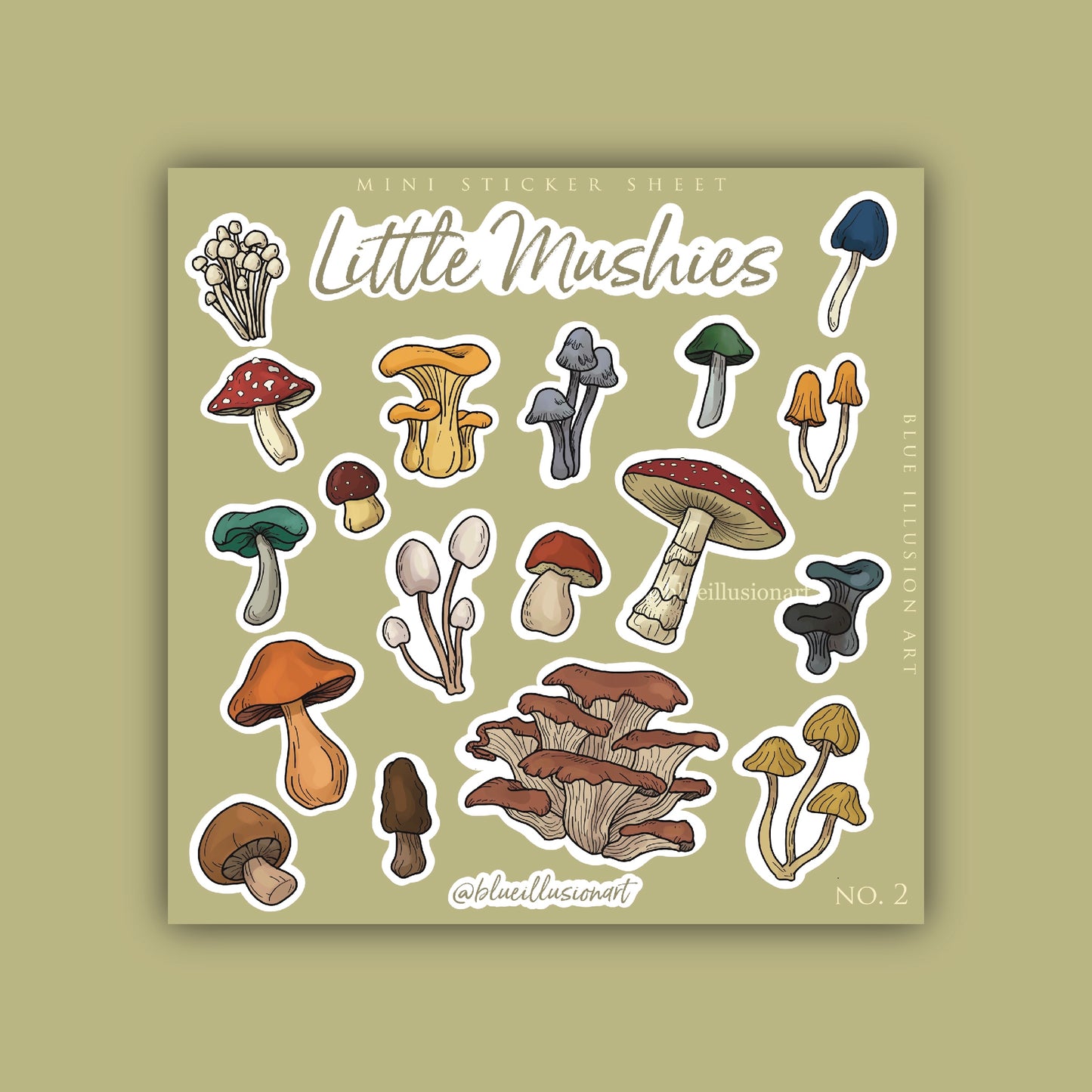 Little Mushies | Mini Sticker Sheet NO. 2