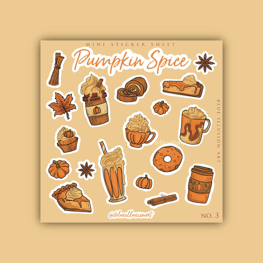 Pumpkin Spice | Mini Sticker Sheet NO. 3