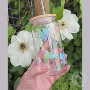 Rainbow Dragons | Glass Tumbler